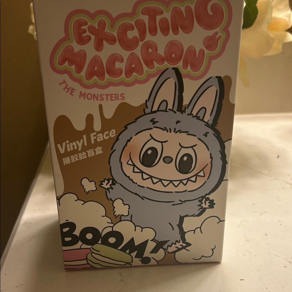 POP MART Exciting Macaron  The Monsters surprise Labubu🩵 sealed in box